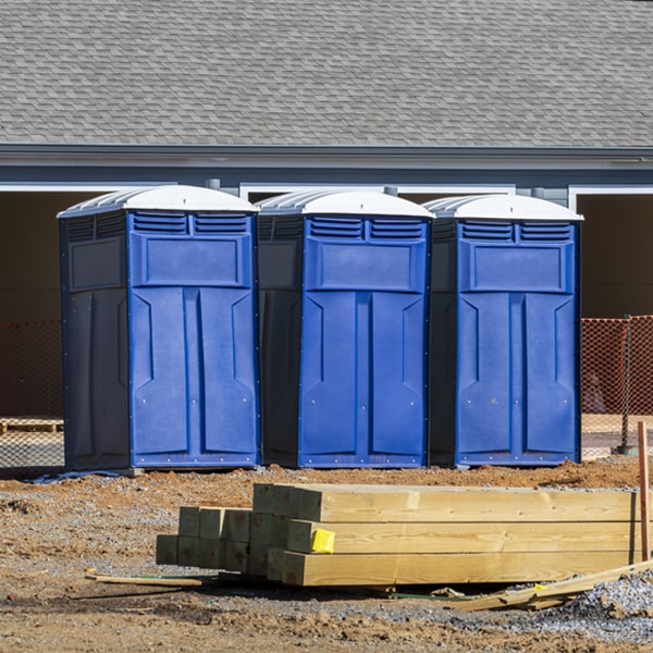 are there any restrictions on where i can place the portable restrooms during my rental period in Harrietta Michigan